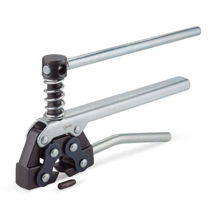 Инструмент для расклепки цепей (выжимка-экстрактор) 3/4” - 1,1/4” 12B-20B/ASA ANSI60-100/212-216 ISKRA