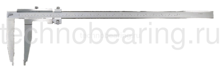 Штангенциркуль нониусный цеховой двусторонний для внутренних измерений 0.02 мм, 0 - 1000 мм Filetta