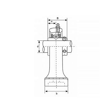 Подшипниковый узел UCPH205 ISKRA