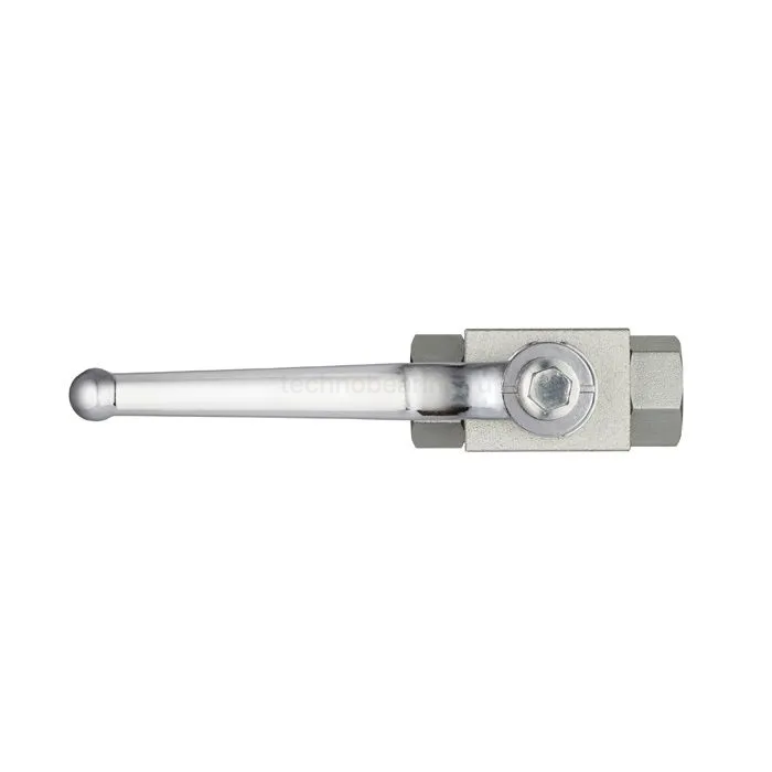 Гидравлический шаровой кран, 1/4", типа ВР-ВР, с креп. отв., сталь TLHYDV1/4F TITAN LOCK — детальное фото 3