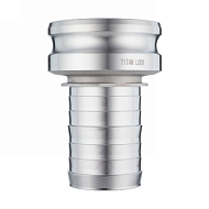 Камлок алюминиевый тип E, 4", ниппель с хвостовиком под рукав 3", TL4030EAL TITAN LOCK