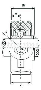 Корпус подшипника (черн. пласт.) UCECH204PLTNCORPO ISB