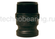 1in Соединение типа F ниппель, наружная. резьба BSP (полипроп.) 100FPPB DIXON
