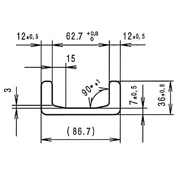 Направляющая Standard 0 NbV Winkel