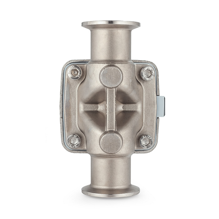 Мембранный клапан нерж.316 типа clamp, с пневмоприводом (нерж.), DN40 DIN TL40DVCL-PS TITAN LOCK