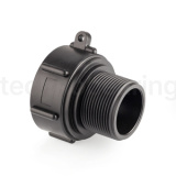 Переходник на Еврокуб наруж.резьба, S60x1 1/2 BSP, полипроп., TLEC60x1.1/2AE TITAN LOCK