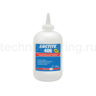 Клей цианоакрилатный для эластомеров и резины, 500 г 406 Loctite