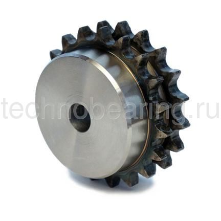 Звездочка под расточку со ступицей с калеными зубьями для цепи: 10B-2, Z=15, 5/8 PD10T15 Sati