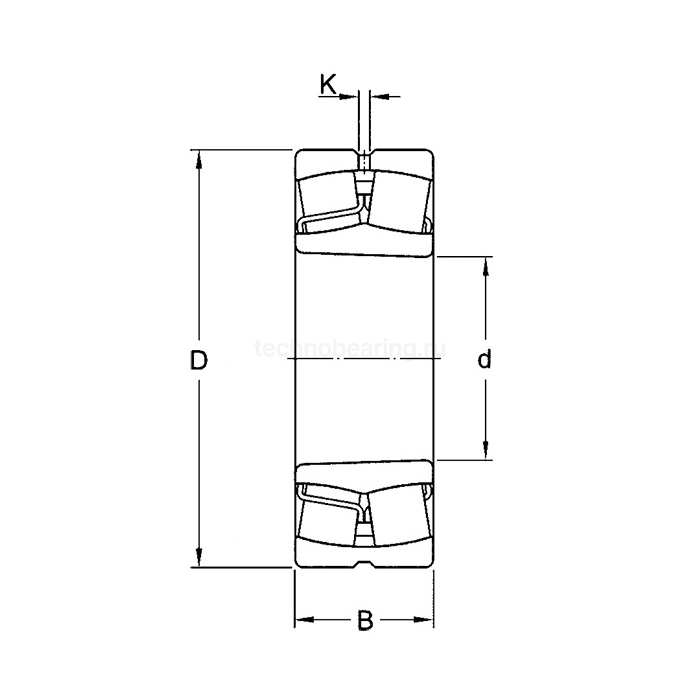 Подшипник 22218 CCK/C3W33 ISKRA