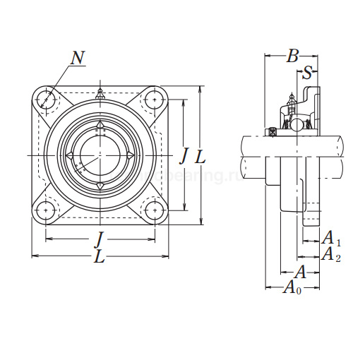 Подшипниковый узел UCF213 NSK — детальное фото 1