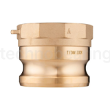 Камлок латунный тип A ниппель, внутр. резьба BSP 3", TL300ABR TITAN LOCK