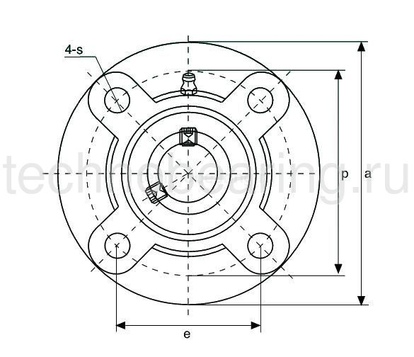 Подшипниковый узел UCFCX12 ISB — детальное фото 1