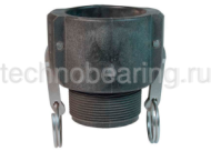 2in Соединение типа B розетка, наружная. резьба NPT (полипроп.) 200BPPN DIXON