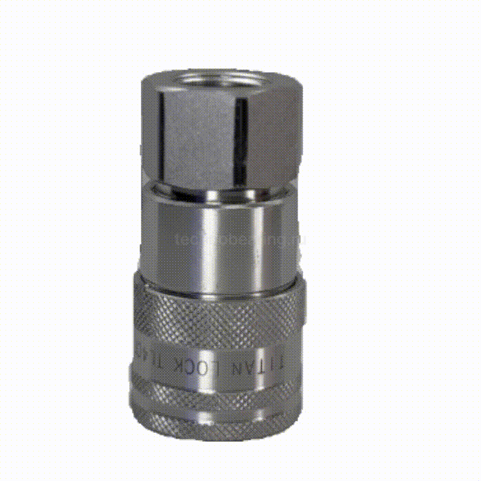 БРС серия C, ISO 16028, розетка, нерж. сталь 304, 1/2in TL4CF-S TITAN LOCK