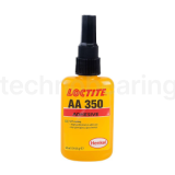 Клей акриловый УФ отверждения, средней вязкости, оптически прозрачный, 50 мл, AA 350 Loctite