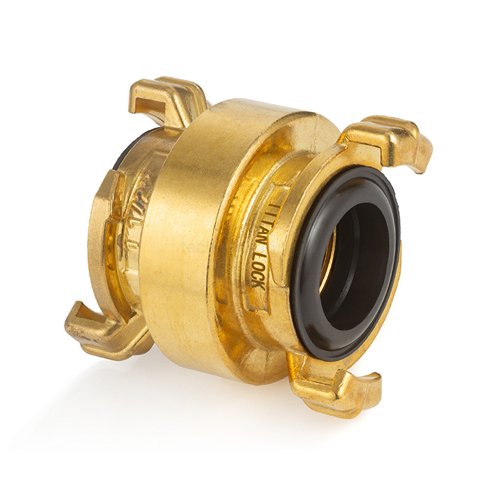 Универсальное соединение для воды NEPTUN (GEKA) с внутренней резьбой BSP 1/4", латунь, TLNPF1/4-BR TITAN LOCK
