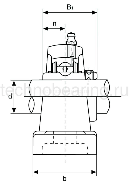 Подшипниковый узел UCP212 (SY60TF) ISB