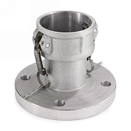 Камлок нержавеющий тип FC, розетка с фланцем 5", AISI316, TL500FCSS TITAN LOCK