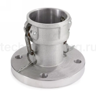 Камлок нержавеющий тип FC, розетка с фланцем 6", AISI316, TL600FCSS TITAN LOCK