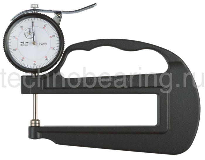 Толщиномер стрелочный 0-20мм/0.01мм/100мм SCHUT
