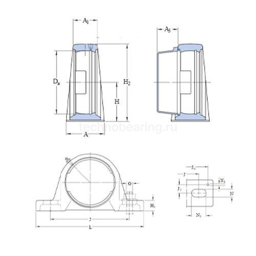 Корпус подшипника SY 507 M SKF