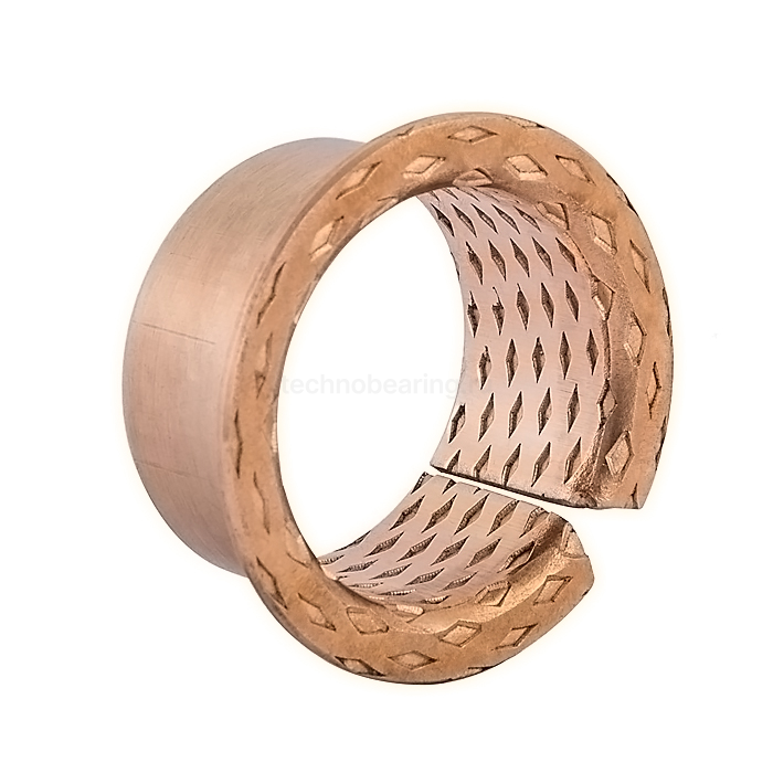 Втулка скольжения с фланцем с выемками KF12090ISB090 (PRMF12012590E) ISB — детальное фото 0