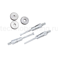 Набор трёхточечных нутромеров 20-50мм/0,005мм; глубина 150мм, 4411-3215 Dasqua