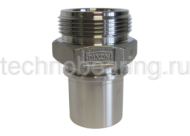 2in, штуцер с гладким концом с наружной резьбой под рукав 50 мм (латунь) SM50/BR DIXON