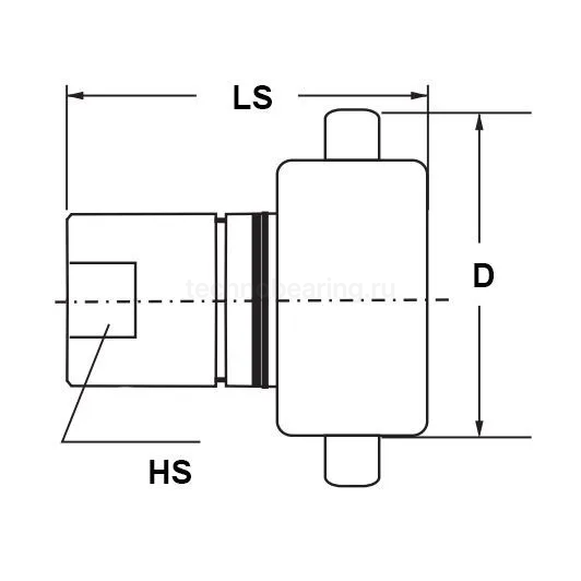 БРС серия I (CVE) резьбовая, розетка с крыльчатой гайкой, оцинк. сталь, 3/4in TL6IF TITAN LOCK