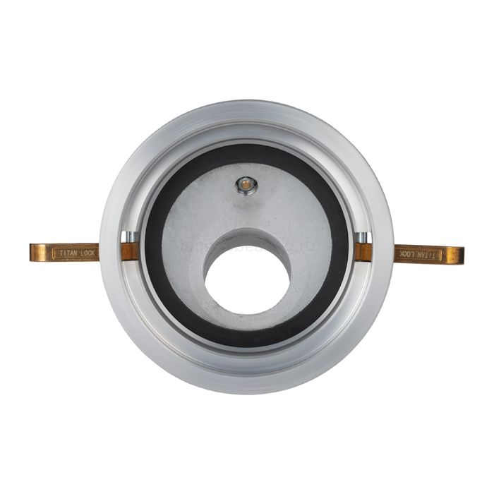 Переходник гравитационный для API адаптера, 4in, с камлоком 4in алюминий и клапаном TL400GAV400AL TITAN LOCK