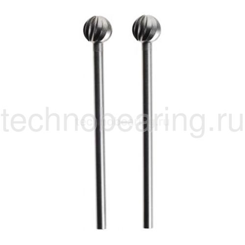 Вольфрам – ванадиевые фрезы, 2  поз., сфера, 6 мм 28725 Proxxon