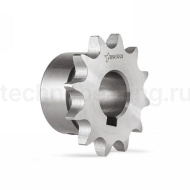 Звездочка d=20 (паз) со ступицей для цепи 06B-1, z=17, 3/8" x 7/32" PS05017d20p ISKRA