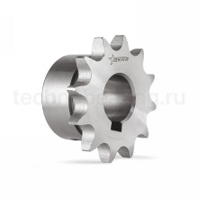 Звездочка со ступицей и готовым отверстием d=60, шпон. паз, для цепи: 16B-1, Z=20 ISKRA