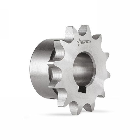 Звездочка со ступицей и готовым отверстием d=20, шпон. паз, для цепи: 08B-1, Z=13 ISKRA