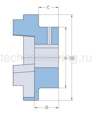 Полумуфта под расточку PHE FRC150RSB SKF