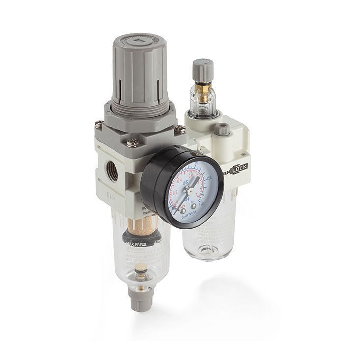 Блок подготовки воздуха AC 2010-02, 1/4" 500 л/мин, TLP-AC2010-02 TITAN LOCK