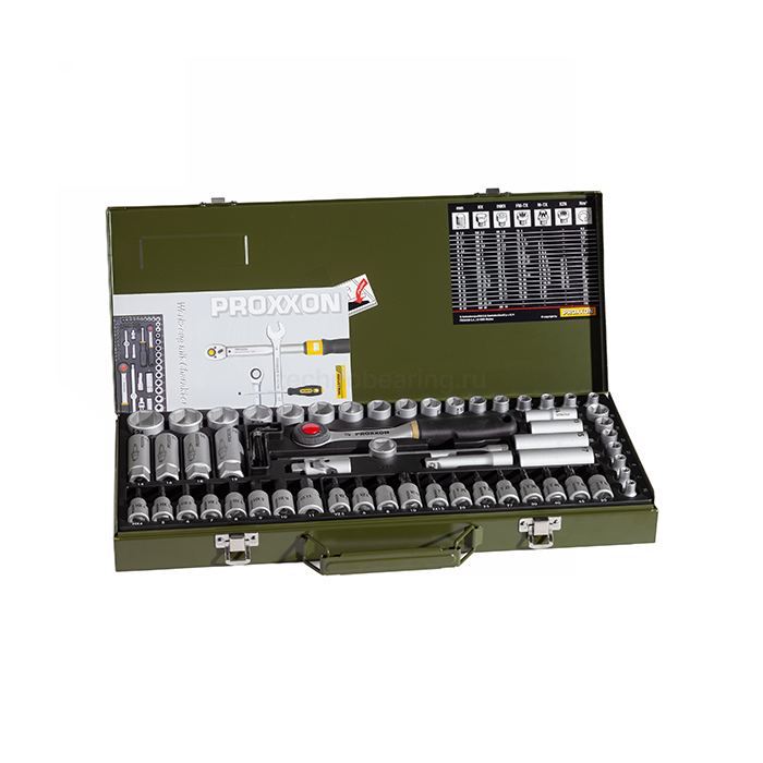 Компактный набор с трещоткой  3/8", 65  поз. 23112 Proxxon
