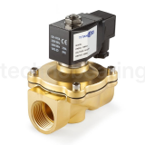Соленоидный клапан нормально-закрытый, прямого действия, 220В, PN10, Латунь/EPDM, DN15, TLSC15/10EP1B TITAN LOCK