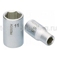 1/4" торцевая головка шестигранник, 7 мм 23716 Proxxon