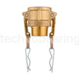 Камлок латунный тип B розетка, наруж. резьба BSP 2 1/2", TL250BBR TITAN LOCK