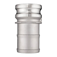 Камлок нержавеющий тип E, ниппель с хвостовиком 5", AISI304, TL500ESS TITAN LOCK