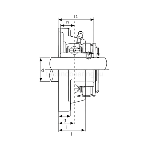 Подшипниковый узел UCF217 TECHNIX