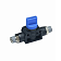 Фитинг прямой с краном, резьба 3/8", пластик, тип HVSS, TLP-HVSS03 TITAN LOCK