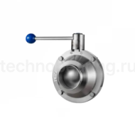 Кран шаровый нержавеющий (AISI304) DN25, типа сварка-резьба, DIN TLHBV025WTS TITAN LOCK