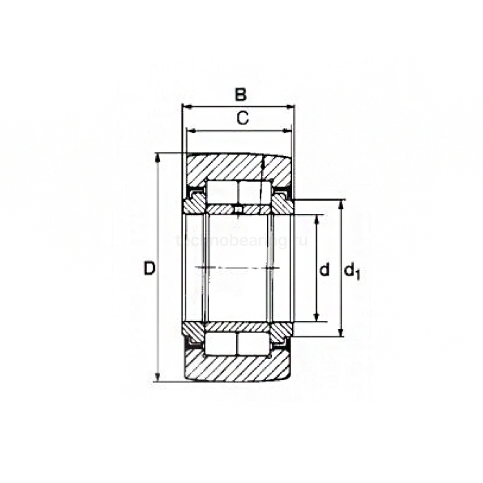 Опорный ролик NUTR1747 ISKRA