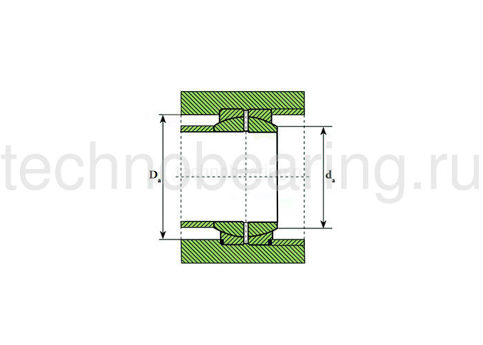 Подшипник GE16 ES-2RS ISB — детальное фото 2