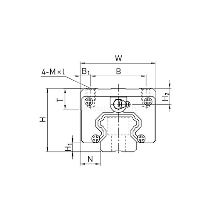 Каретка HGH35CAZAHZZ (HCH35CAZAHZZ) TECHNIX
