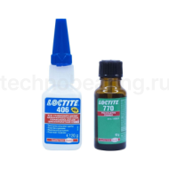 Набор клеевой для полиолефинов и жирных пластмасс, 20 г/10 мл, 406/770 Loctite