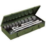 Набор головок с трещоткой 3/4 (19 мм), 14 поз. 23300 Proxxon