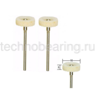 Полировальные насадки из войлока, колесо, набор (2 шт.) 28803 Proxxon